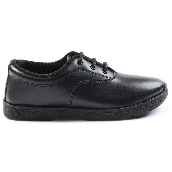 Black Lacing Uniform School Shoes For Kids S/BOY EXCE